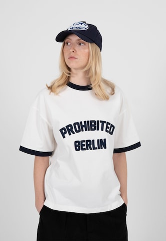 Prohibited - Camisa 'Rush Contrast' em azul