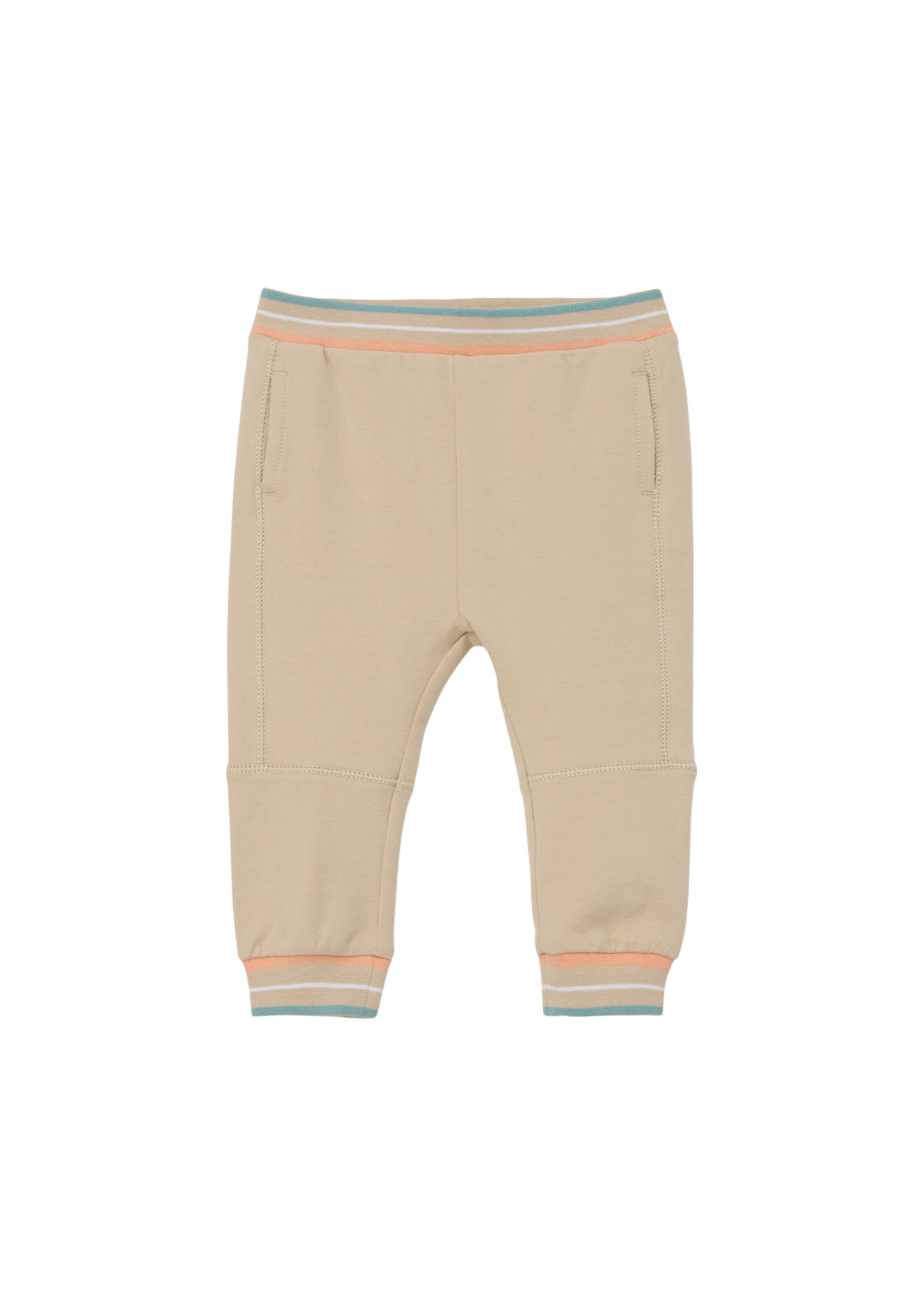 s.Oliver Tapered Broek in Beige: voorkant