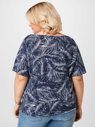 Maglietta 'PALM' di Michael Kors Plus in blu