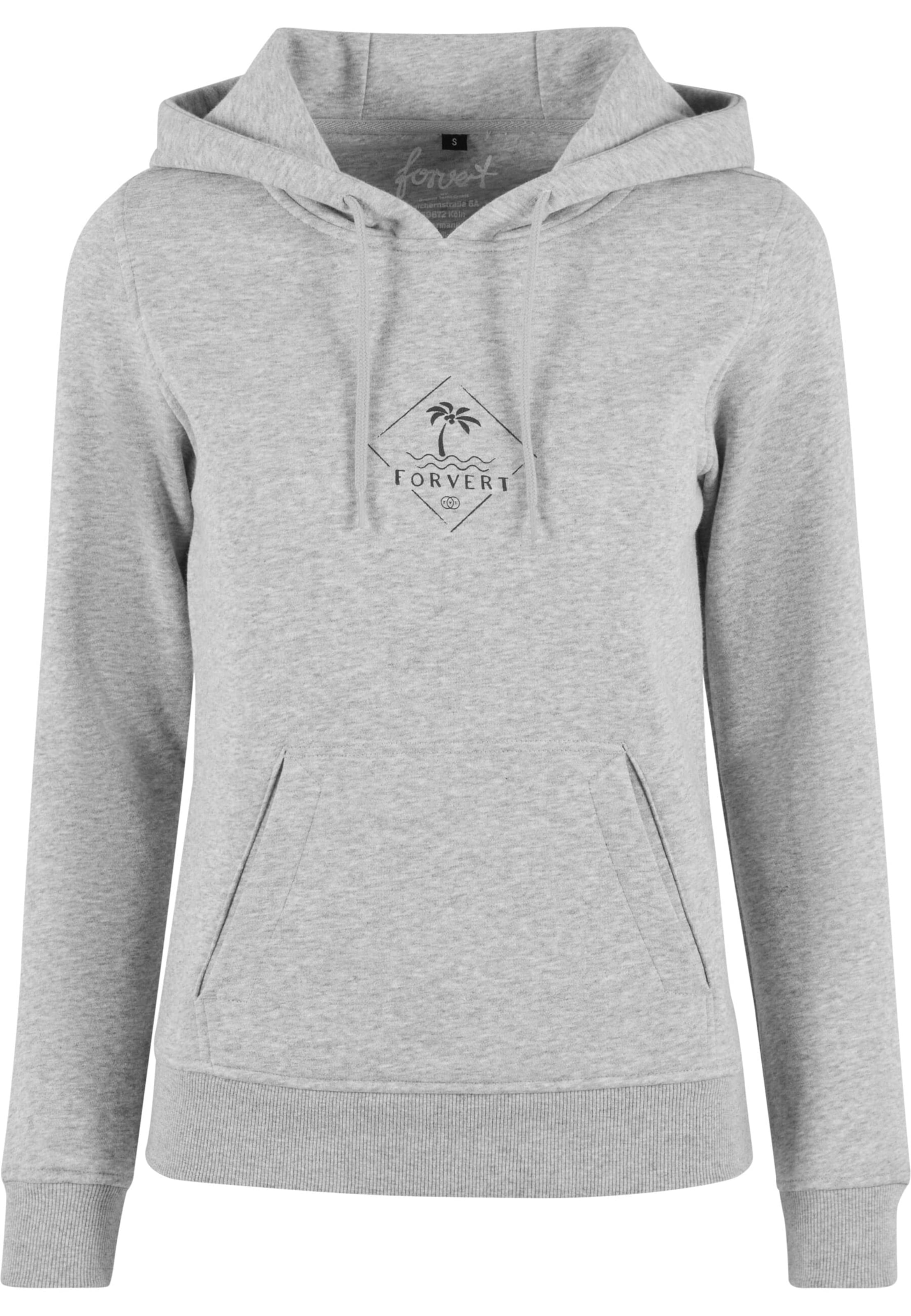 Felpa 'Santa Rosa' di Forvert in grigio: frontale