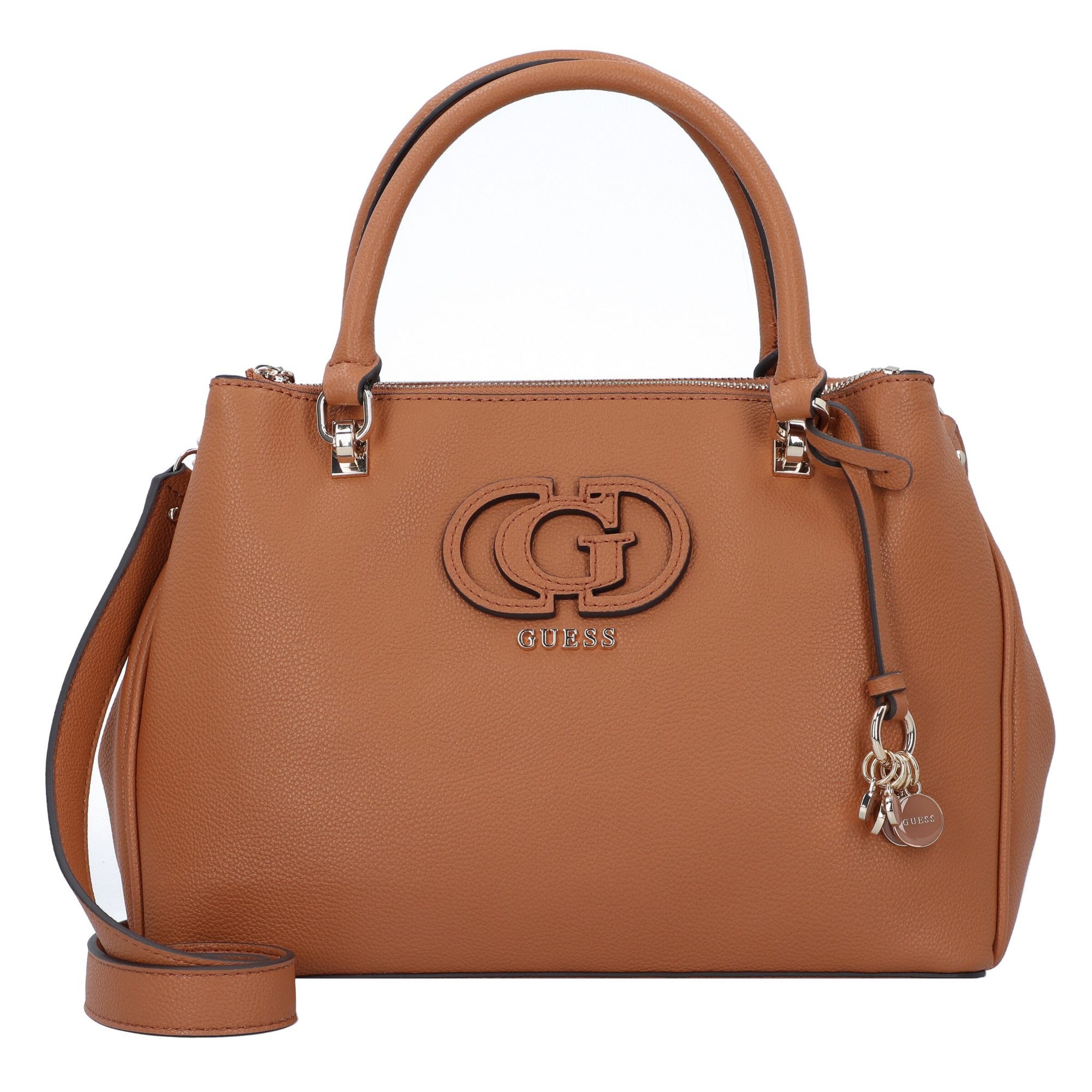 GUESS Handbag 'Calebra' in Brown: front