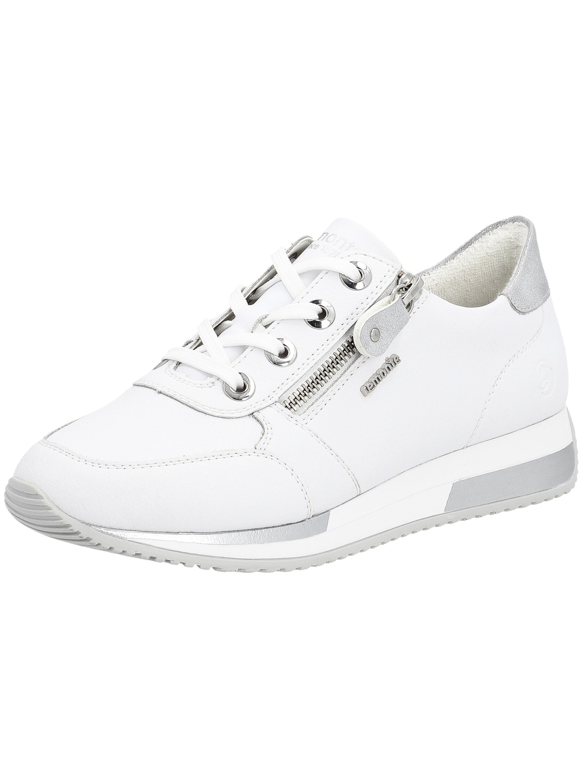 Baskets basses REMONTE en blanc : devant