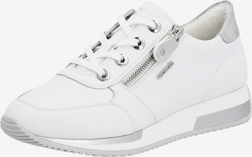 Baskets basses REMONTE en blanc : devant