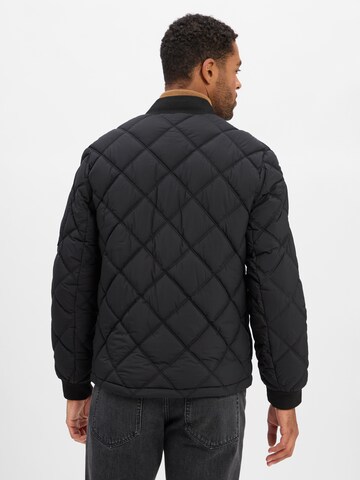 TOM TAILOR Winter Jacket in Black