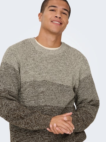 Only & Sons Pulover 'ONSBIRK' | siva barva