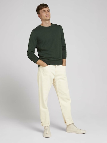 TOM TAILOR Regular fit Sweater in Green