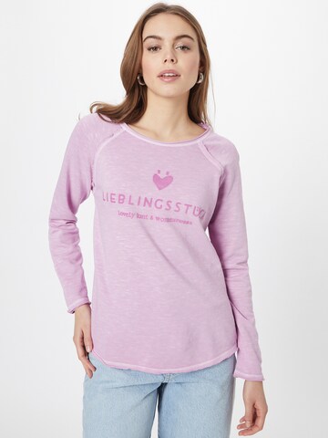 LIEBLINGSSTÜCK Sweatshirt 'Cathrina' in Pink: front