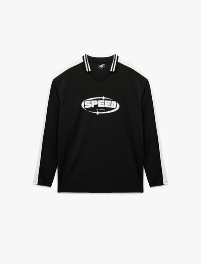 Koton Shirt in schwarz / weiß, Produktansicht