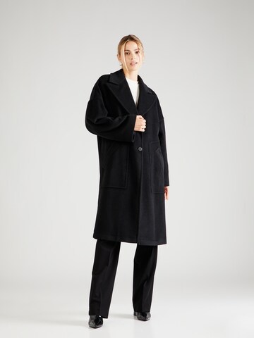 HUGO Between-Seasons Coat 'Mauroko' in Black: front