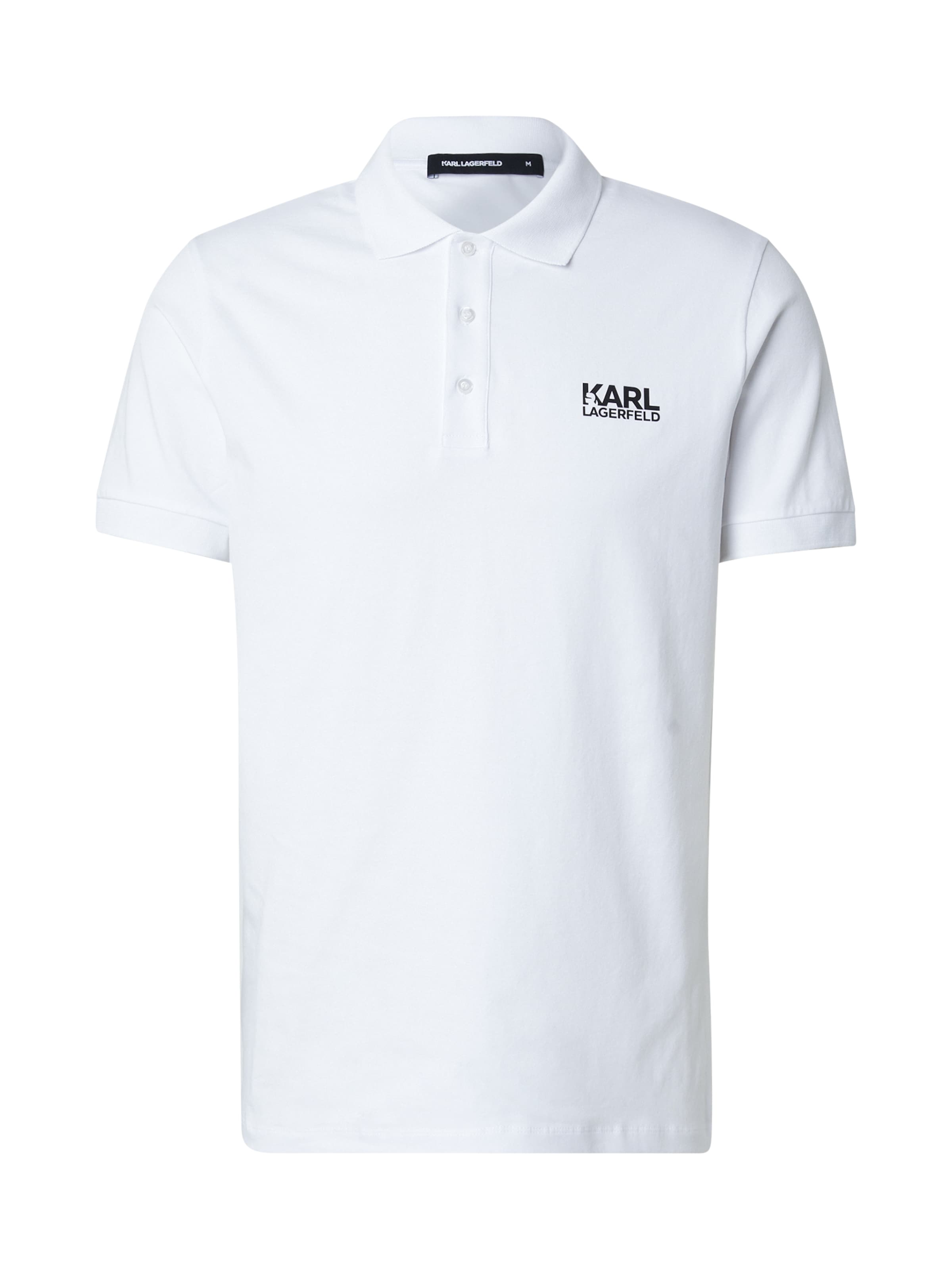 Karl Lagerfeld Μπλουζάκι σε λευκό: μπροστά