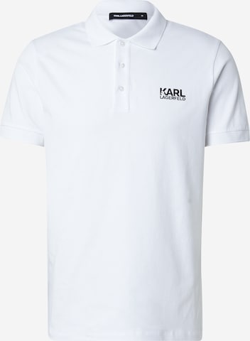 Karl Lagerfeld Μπλουζάκι σε λευκό: μπροστά
