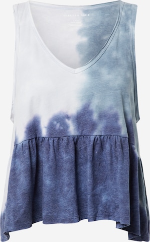 American Eagle Top in Blauw: voorkant