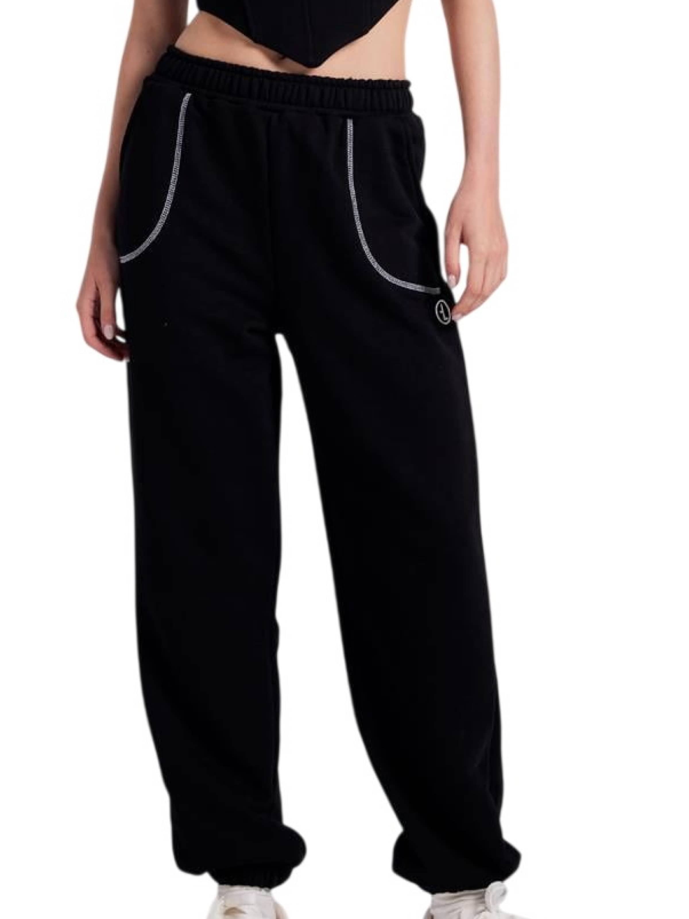 HOLLY LOLLY Hose in Schwarz: Vorderseite
