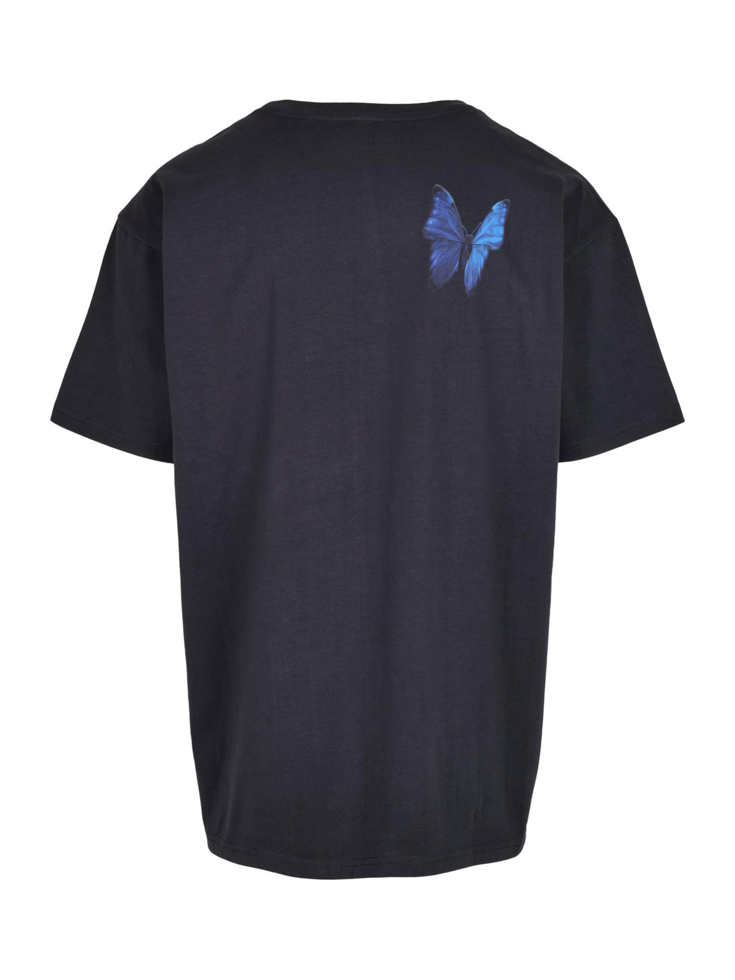 T-Shirt 'Le Papillon' MT Upscale en bleu