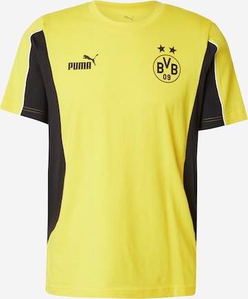 T-Shirt fonctionnel 'Borussia Dortmund ftblArchive' PUMA en jaune : devant