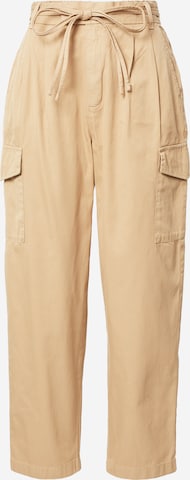 Pantalon cargo GAP en beige : devant