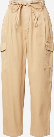 GAPLoosefit Cargo hlače - bež boja: prednji dio