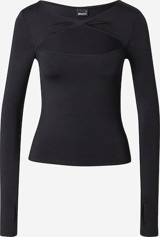 Gina TricotMajica 'Twist' - crna boja: prednji dio