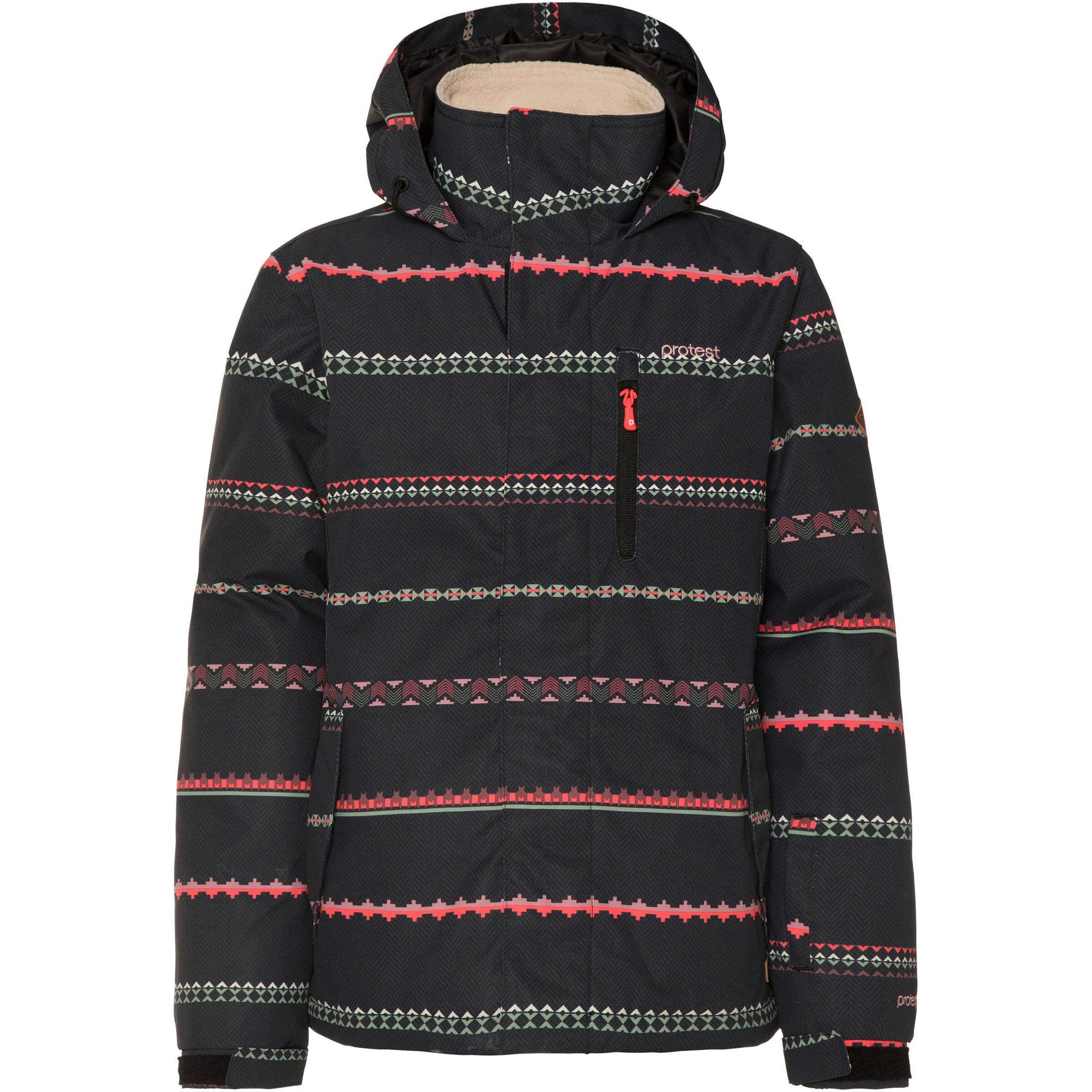 PROTEST Jacke 'Marcek' in Schwarz: Vorderseite