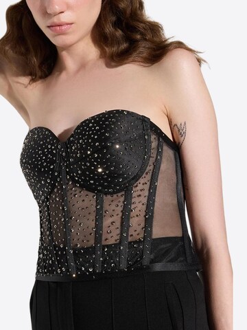 No Matter What Top in Schwarz