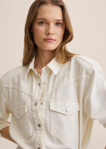 Camicia da donna 'Dakota' di MANGO in beige