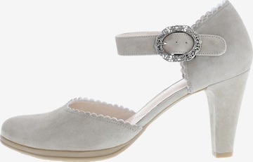 XAVER LUIS Schuhmanufaktur Pumps 'Sofine' in Grau: Vorderseite
