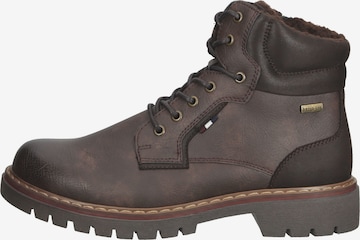 Bama Lace-Up Boots in Brown