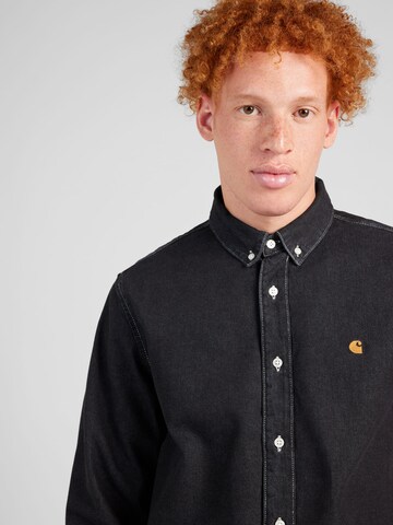 Carhartt WIP Regular fit Button Up Shirt 'Weldon' in Black