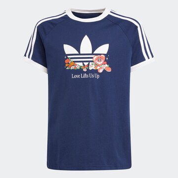 ADIDAS ORIGINALS T-Shirt in Blau: Vorderseite