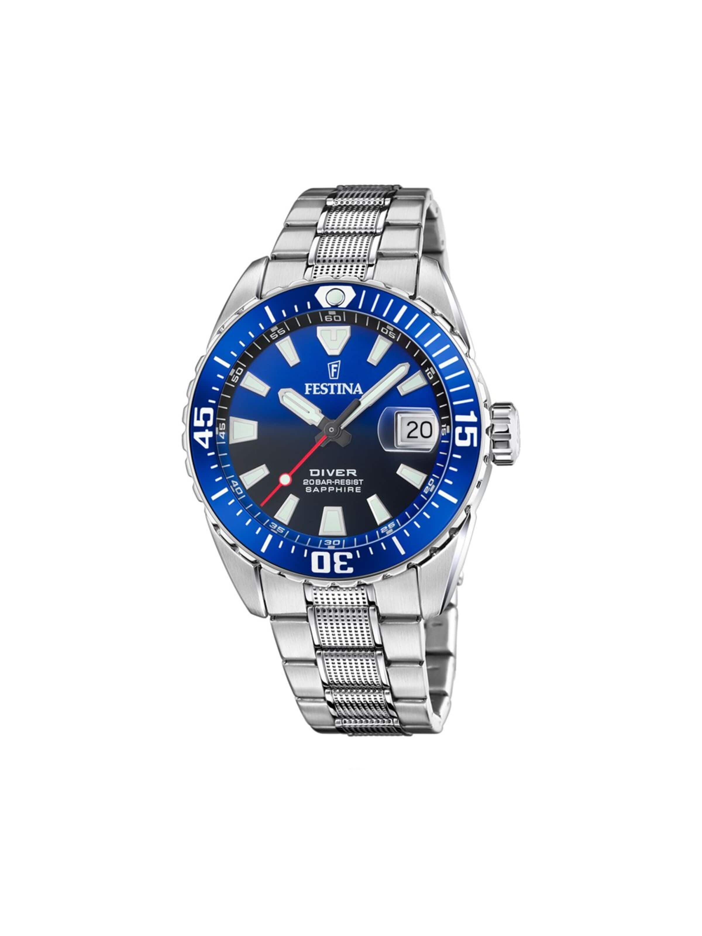 FESTINA Analoguhr‌‌‌‌‌‌ in Blau: Vorderseite