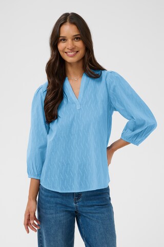 Kaffe Bluse 'Gabriela' in Blau: Vorderseite