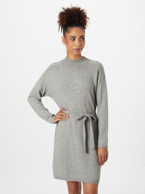 ONLY Knitted dress 'ONLLEVA' in Mottled Grey