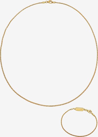 KUZZOI Jewelry Set in Gold: front