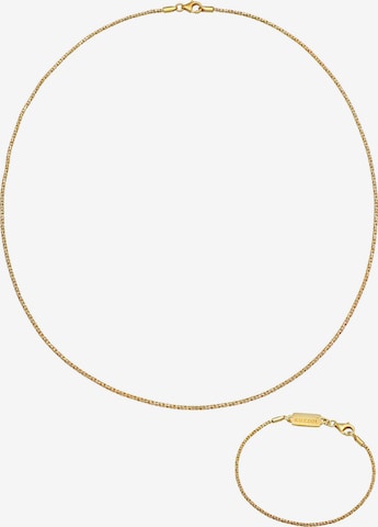 KUZZOI Sieraden set in Goud: voorkant