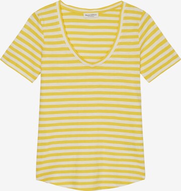 T-shirt Marc O'Polo en jaune : devant