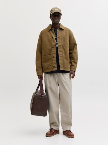 JACK & JONES Baggy Παντελόνι 'JPSTEvan Dylan' σε μπεζ