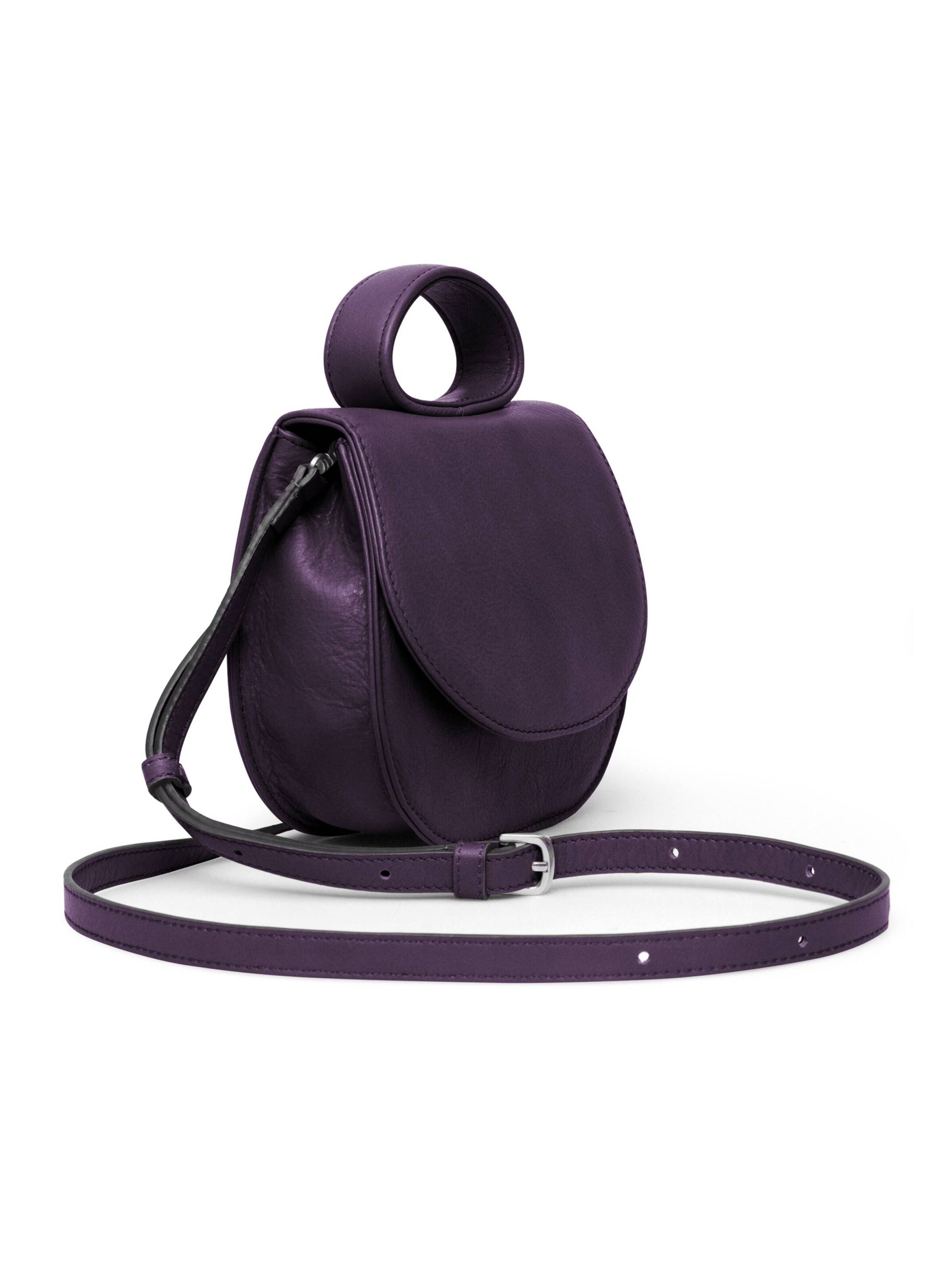 Gretchen Handbag 'Ebony Mini Loop' in Purple