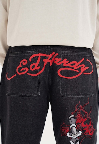 Ed Hardy Avar lõige Teksapüksid 'Sword And Dagger', värv must