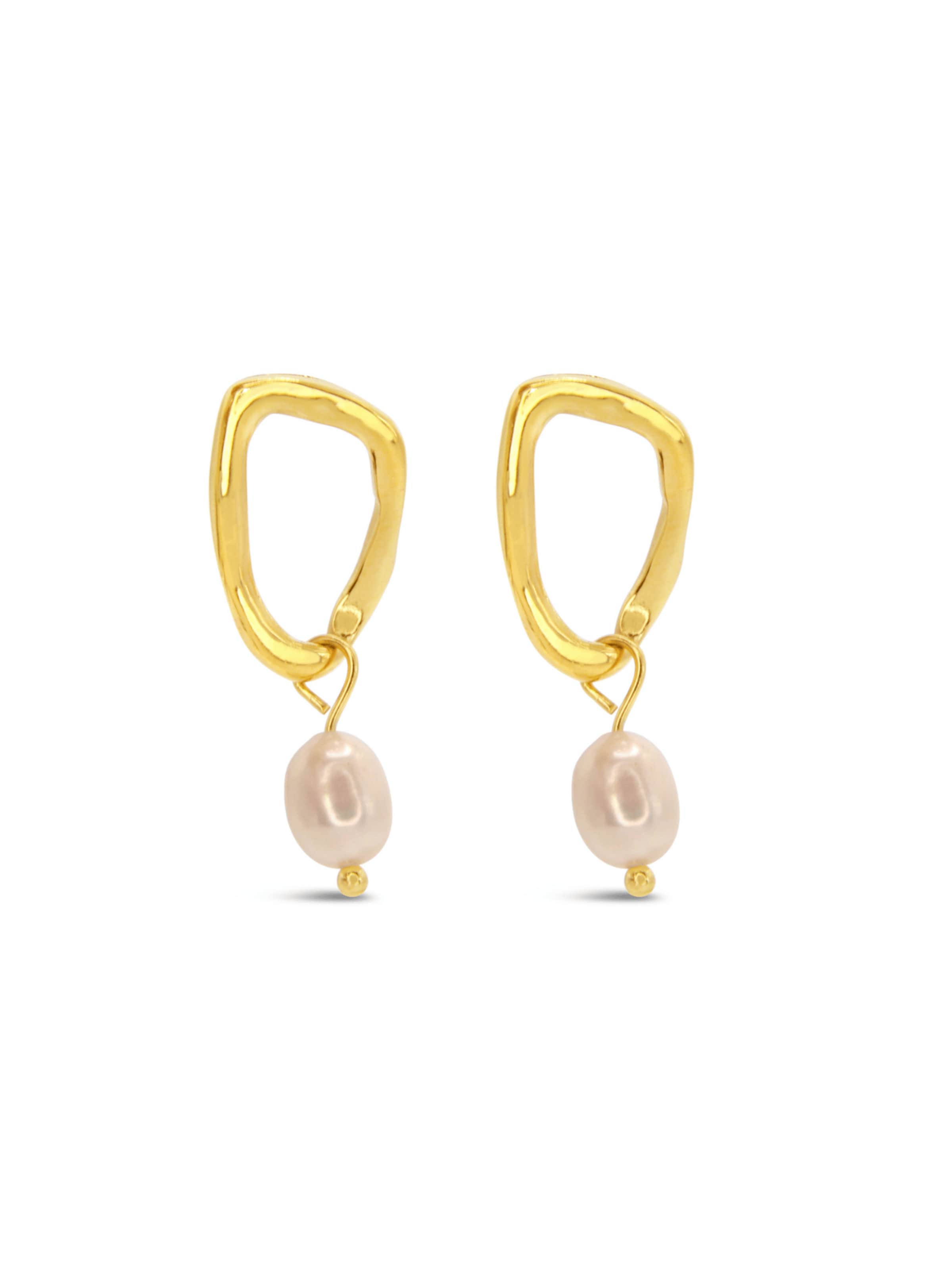 ARS-ARGENTI Earrings 'CHIC CHEEK HANGERS' in Gold