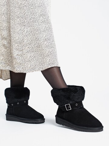 Gooce - Botas de nieve 'Elly' en negro: frente