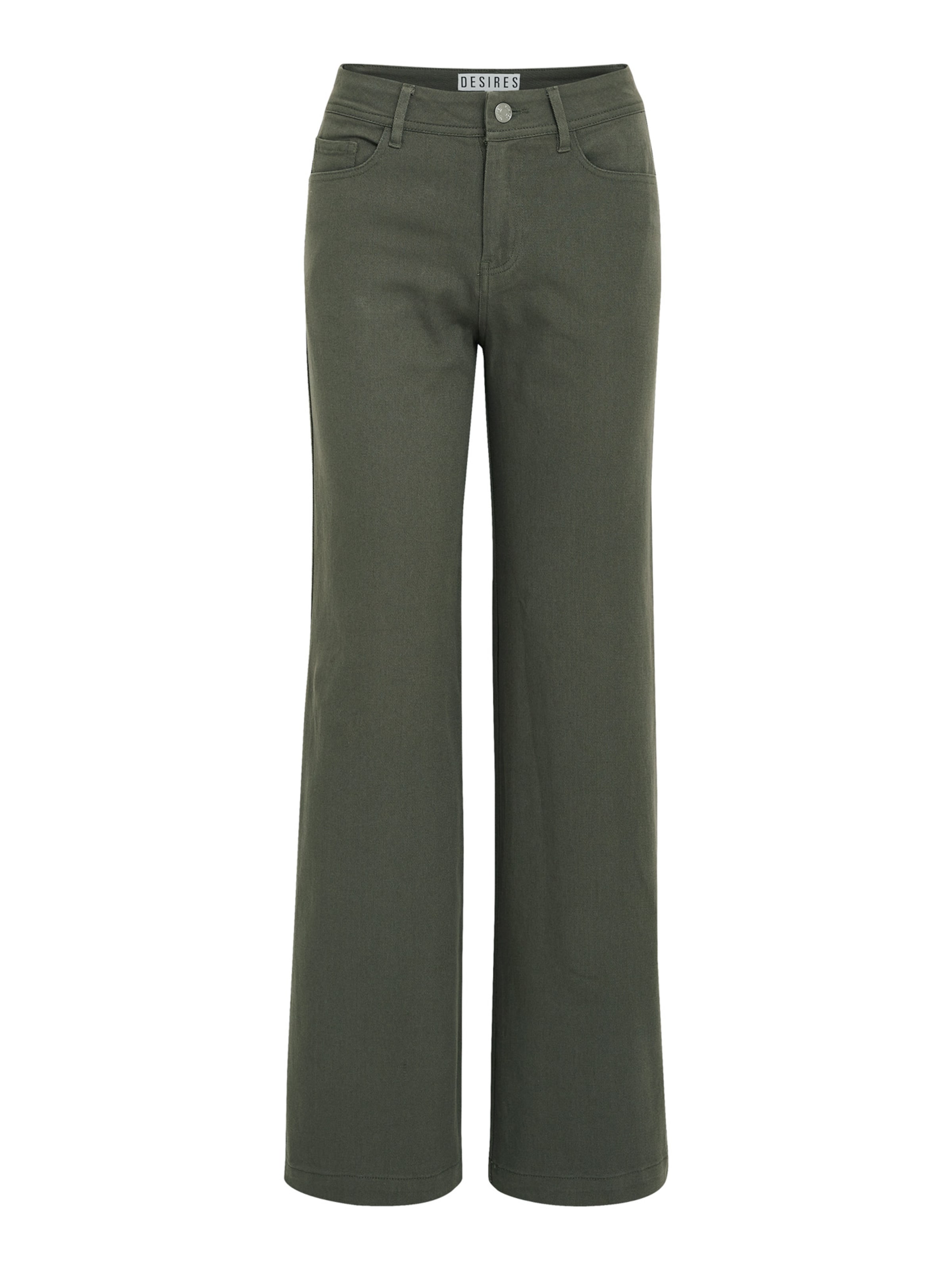 DESIRES regular Jeans 'Florence' i grøn: forside