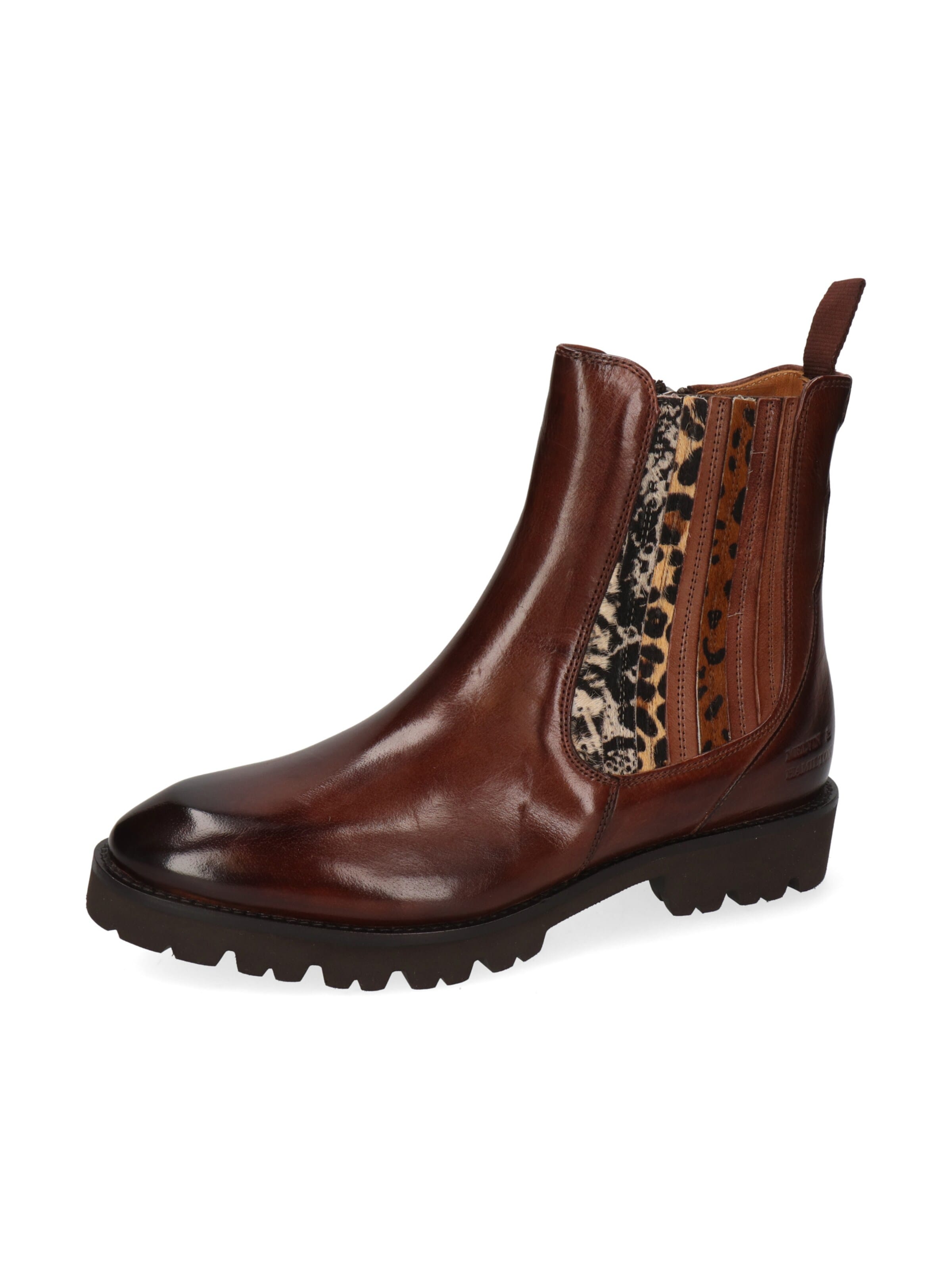 MELVIN & HAMILTON Chelsea Boots 'Lexi 2' in Brown: front