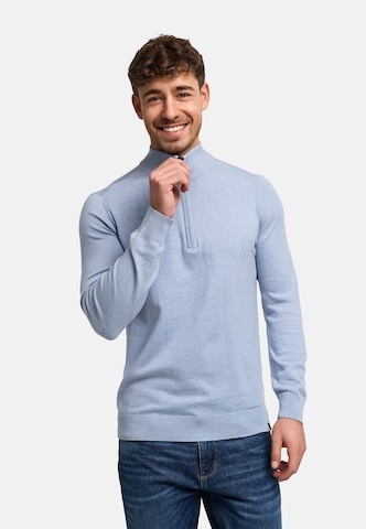 INDICODE JEANS Trui 'Gore' in Blauw: voorkant