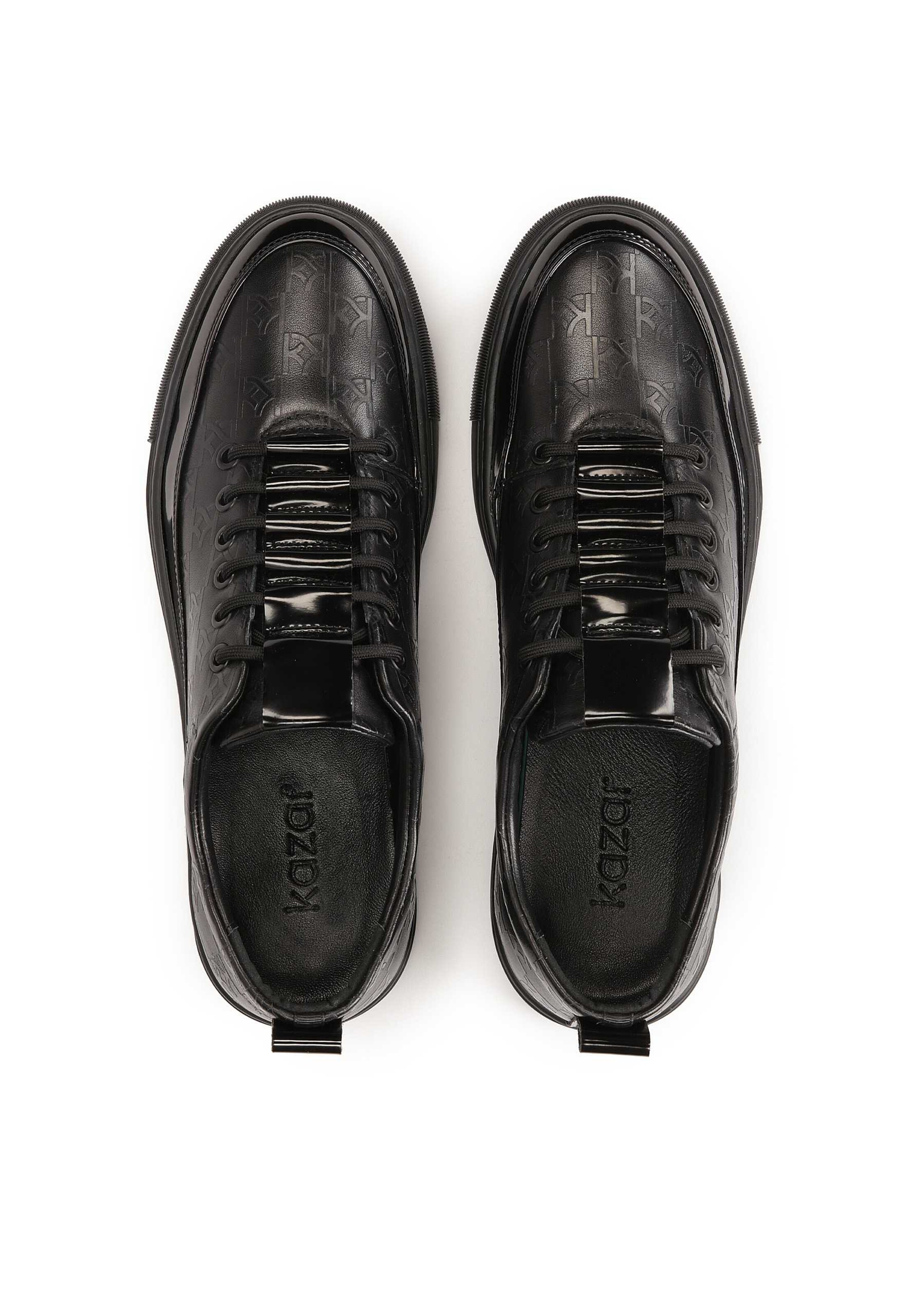 Kazar Platform trainers in Black