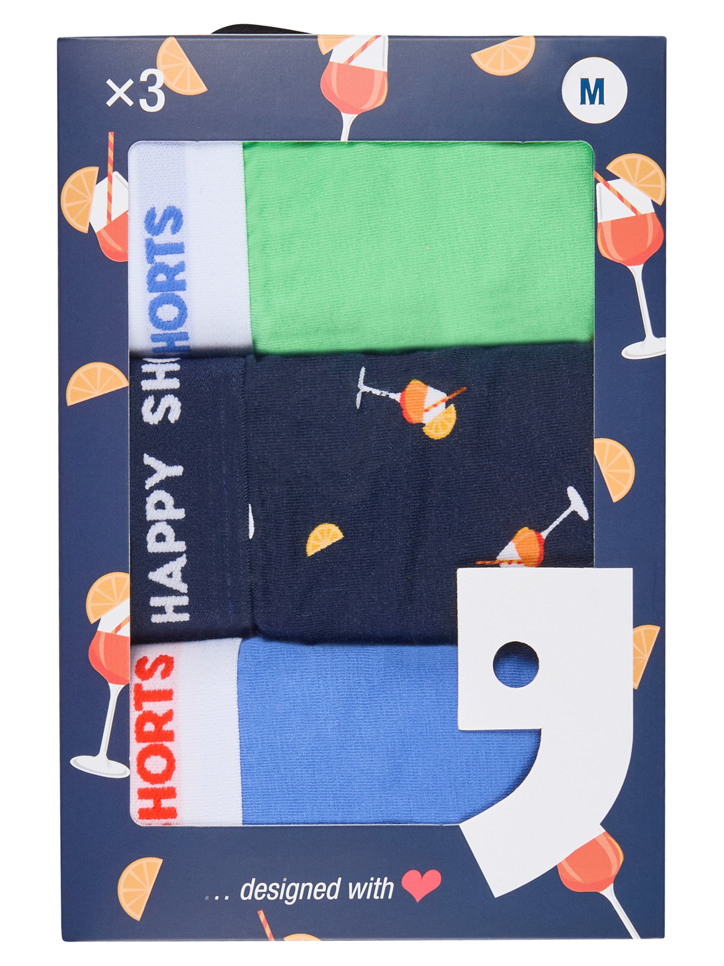 Happy Shorts Boxer shorts ' Jersey ' in Blue