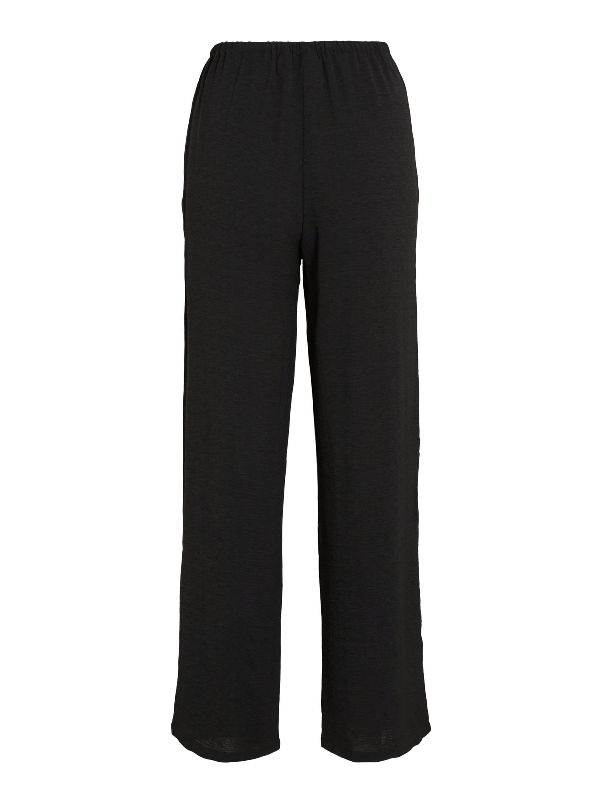 VILA Wide Leg Bukser 'VISurashil' i sort