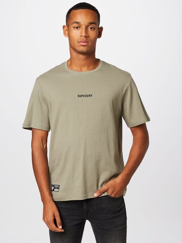 Superdry Shirt in Groen: voorkant