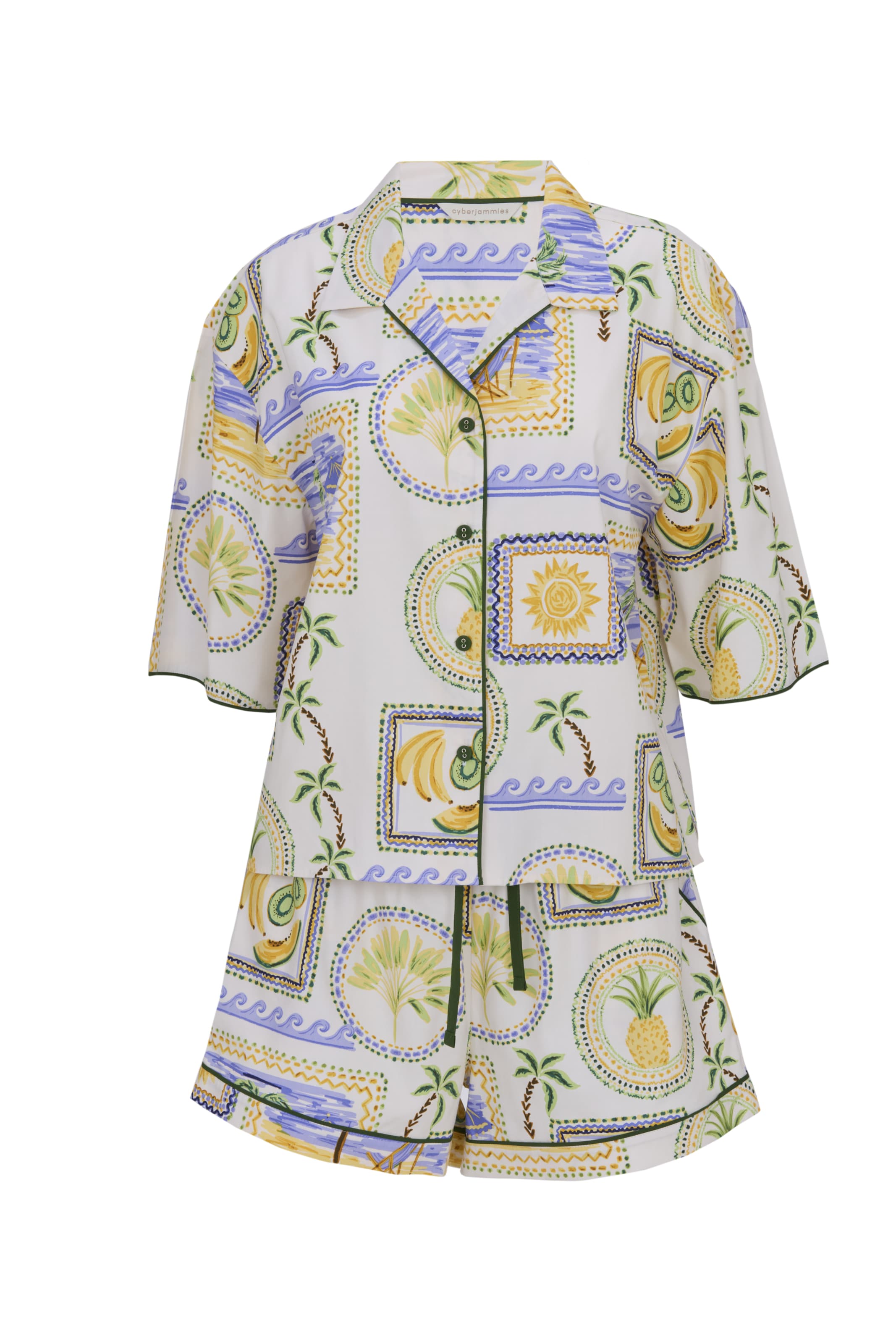 Pyjama 'Cora' Cyberjammies en vert : devant