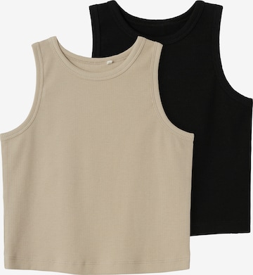 NAME IT Topp 'NKFNAKAL' i beige: framsida