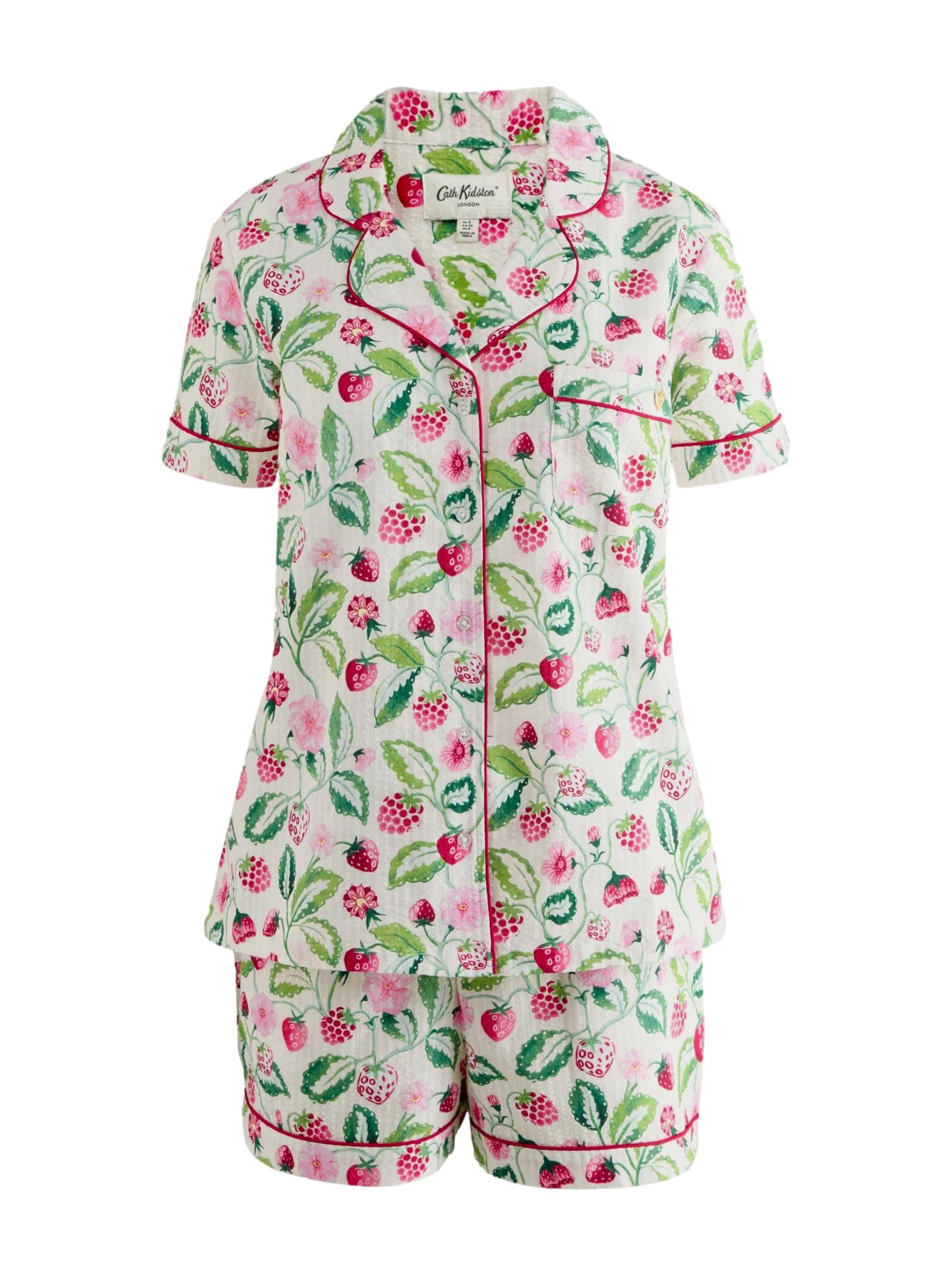 Cath Kidston - Pijama de pantalón corto en beige: frente